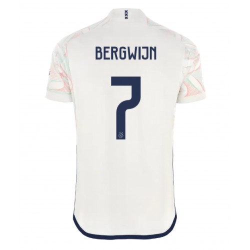 Moški Nogometni dresi Ajax Steven Bergwijn #7 Gostujoči 2023-24 Kratek Rokav